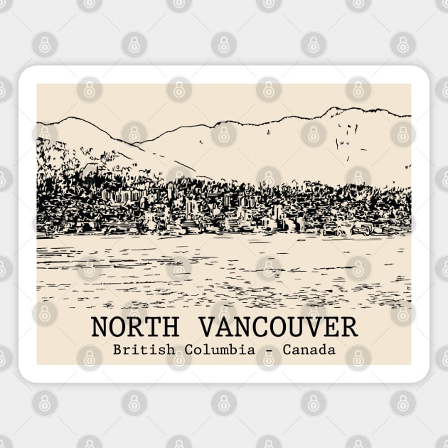 North Vancouver - British Columbia Magnet by Lakeric